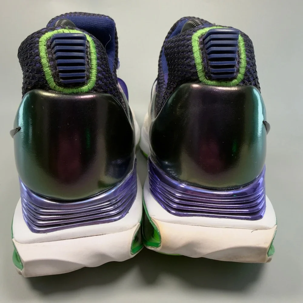 Nike Shox Gravity Fusion Violet Womens 9.5 9 1/2 Running‎ Shoes White Sneakers